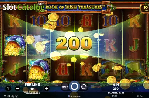 Скрин4. Book of Irish Treasures слот