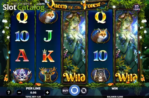 Скрин3. Queen of the Forest слот