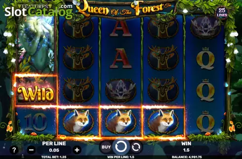 Скрин4. Queen of the Forest слот