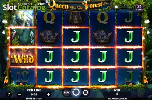 Скрин5. Queen of the Forest слот