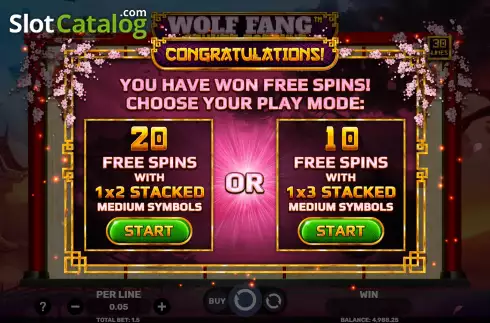 Скрин8. Wolf Fang Sakura Fortune слот