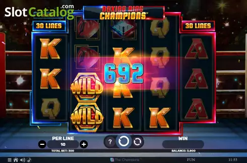 Скрин3. Boxing Ring Champions слот