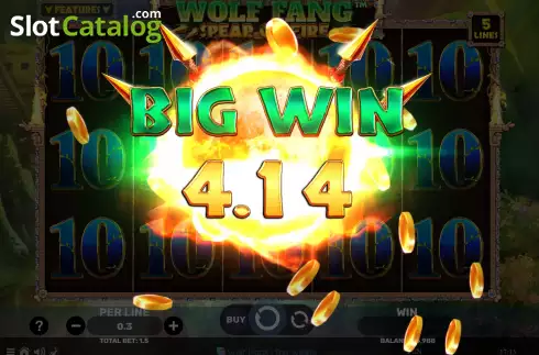 Скрин3. Wolf Fang Spear of Fire слот