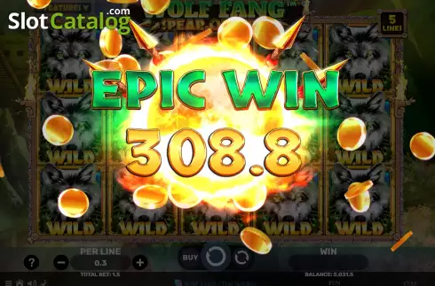 Скрин4. Wolf Fang Spear of Fire слот