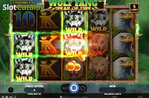 Скрин7. Wolf Fang Spear of Fire слот