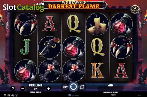 Скрин2. Werewolf Darkest Flame слот