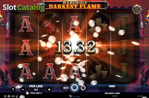 Скрин4. Werewolf Darkest Flame слот