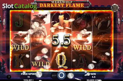 Скрин7. Werewolf Darkest Flame слот
