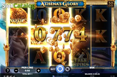 Скрин3. Athena's Glory The Golden Era слот
