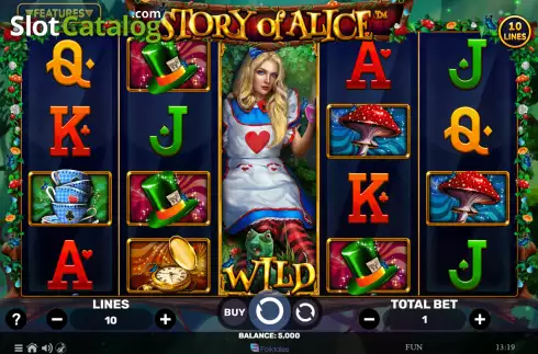 Скрин2. Story of Alice слот