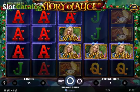 Скрин3. Story of Alice слот