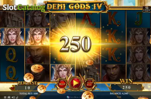 Скрин3. Demi Gods IV - The Golden Era слот