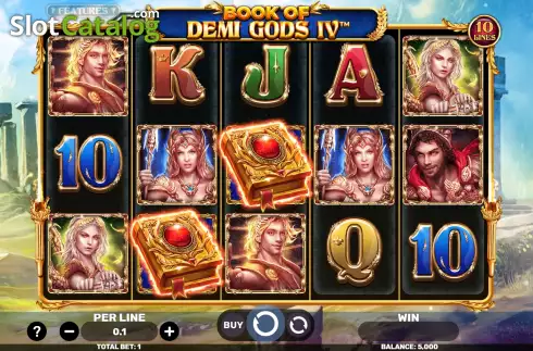 Скрин3. Book of Demi Gods IV The Golden Era слот