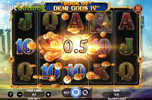 Скрин4. Book of Demi Gods IV The Golden Era слот