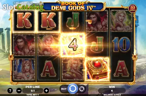 Скрин5. Book of Demi Gods IV The Golden Era слот