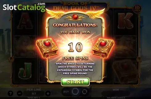 Скрин7. Book of Demi Gods IV The Golden Era слот