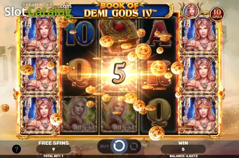 Скрин9. Book of Demi Gods IV The Golden Era слот