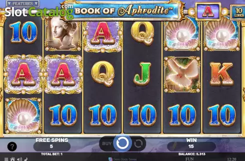 Скрин8. Book of Aphrodite The Golden Era слот