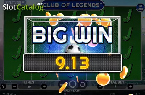 Скрин4. Club of Legends слот