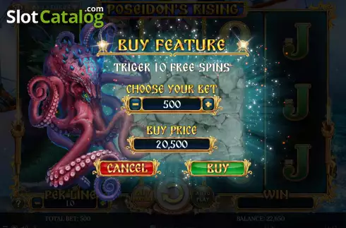 Скрин6. Poseidon's Rising - The Golden Era слот