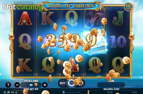 Скрин3. Book of Sirens The Golden Era слот
