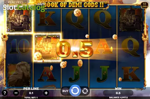 Скрин4. Book of Demi Gods II - The Golden Era слот