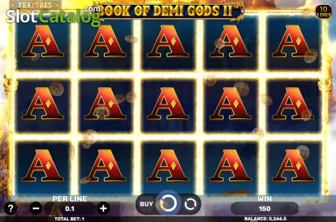 Скрин5. Book of Demi Gods II - The Golden Era слот