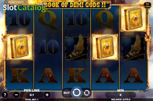 Скрин7. Book of Demi Gods II - The Golden Era слот
