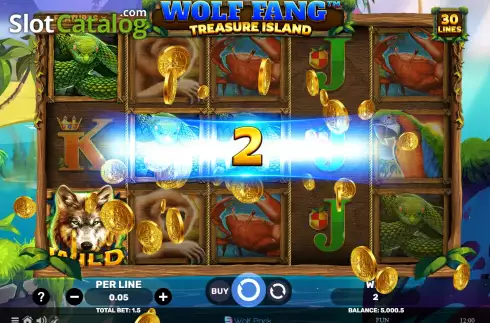 Скрин3. Wolf Fang - Treasure Island слот