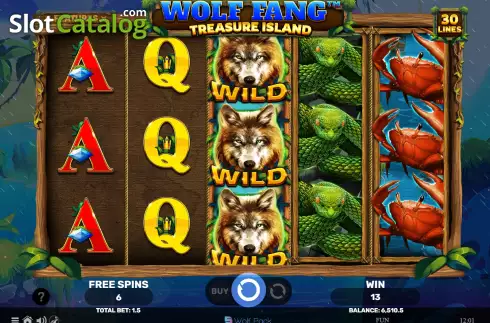 Скрин6. Wolf Fang - Treasure Island слот