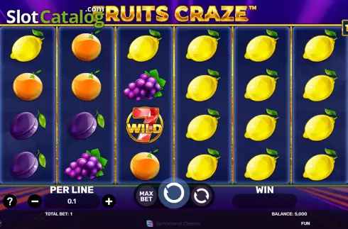 Скрин2. Fruits Craze слот