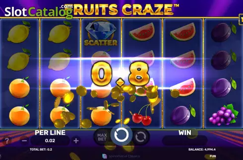Скрин4. Fruits Craze слот