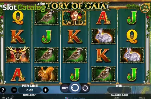 Скрин2. Story of Gaia слот
