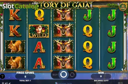 Скрин7. Story of Gaia слот