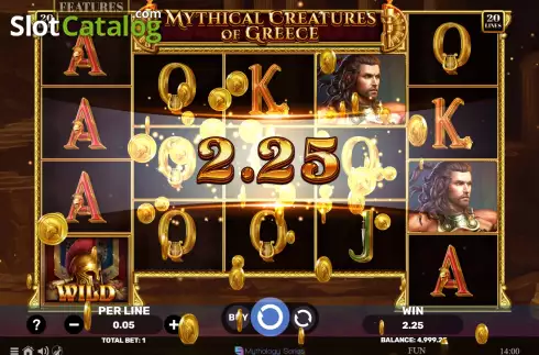 Скрин3. Mythical Creatures Of Greece слот