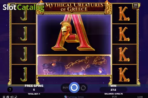 Скрин7. Mythical Creatures Of Greece слот