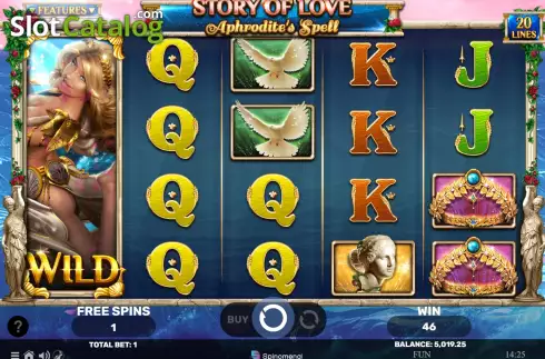 Скрин7. Story of Love - Aphrodite's Spell слот