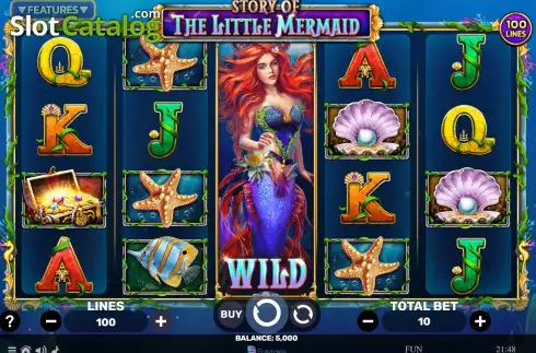 Скрин2. Story of The Little Mermaid слот