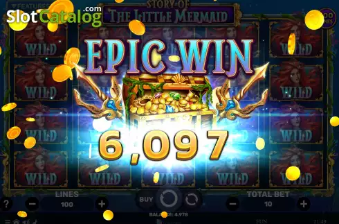 Скрин4. Story of The Little Mermaid слот