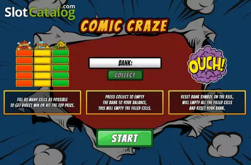 Скрин2. Comic Craze слот