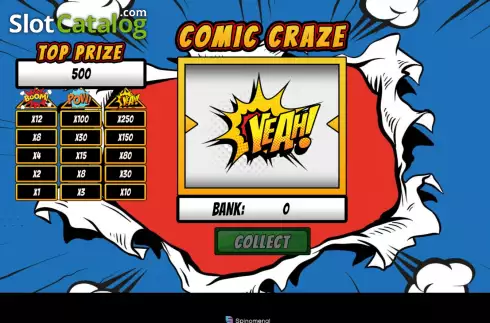 Скрин3. Comic Craze слот