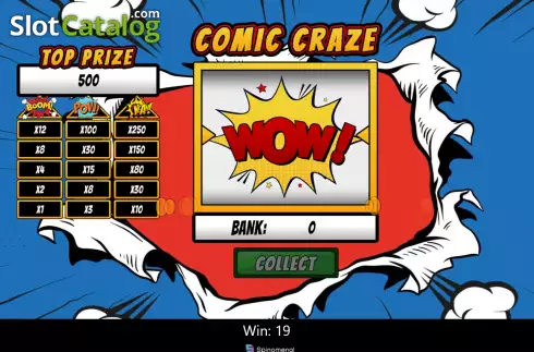 Скрин5. Comic Craze слот