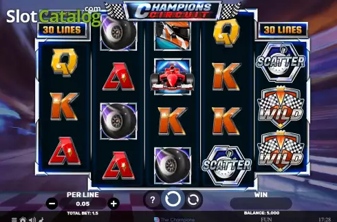 Скрин2. Champions Circuit слот