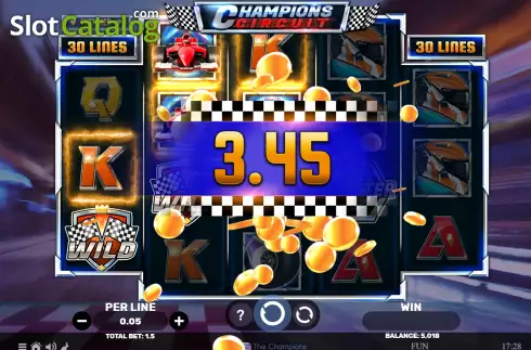 Скрин3. Champions Circuit слот