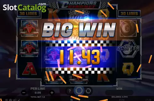 Скрин4. Champions Circuit слот