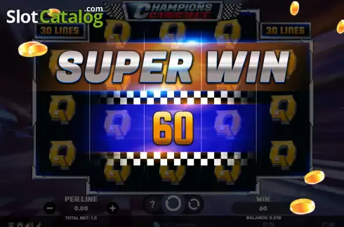 Скрин6. Champions Circuit слот