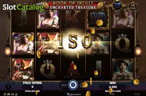 Скрин4. Book of Skulls - Uncharted Treasure слот