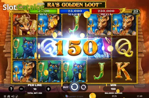 Скрин3. Ra's Golden Loot слот