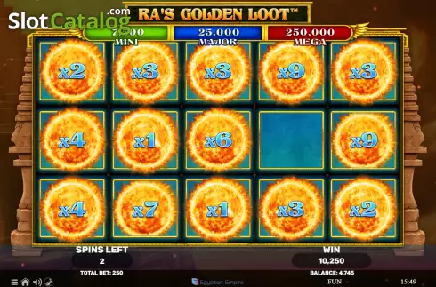 Скрин6. Ra's Golden Loot слот