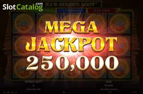 Скрин7. Ra's Golden Loot слот